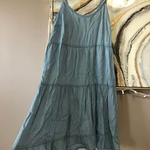 Mosimo Denim colored Layered Sundress
